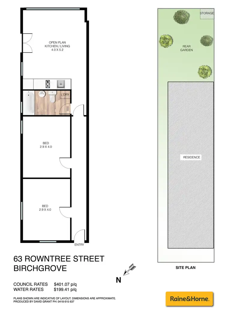 Floorplan of Homely house listing, 63 Rowntree Street, Birchgrove NSW 2041
