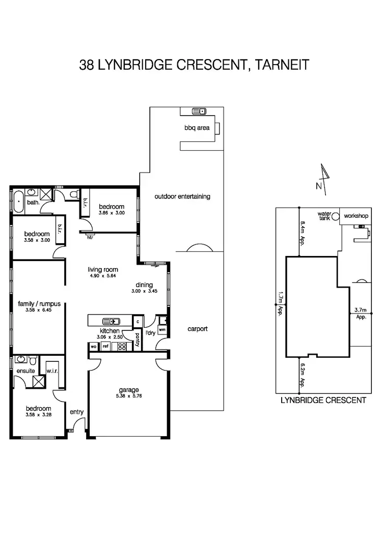 Floorplan of Homely house listing, 38 Lynbridge Crescent, Tarneit VIC 3029