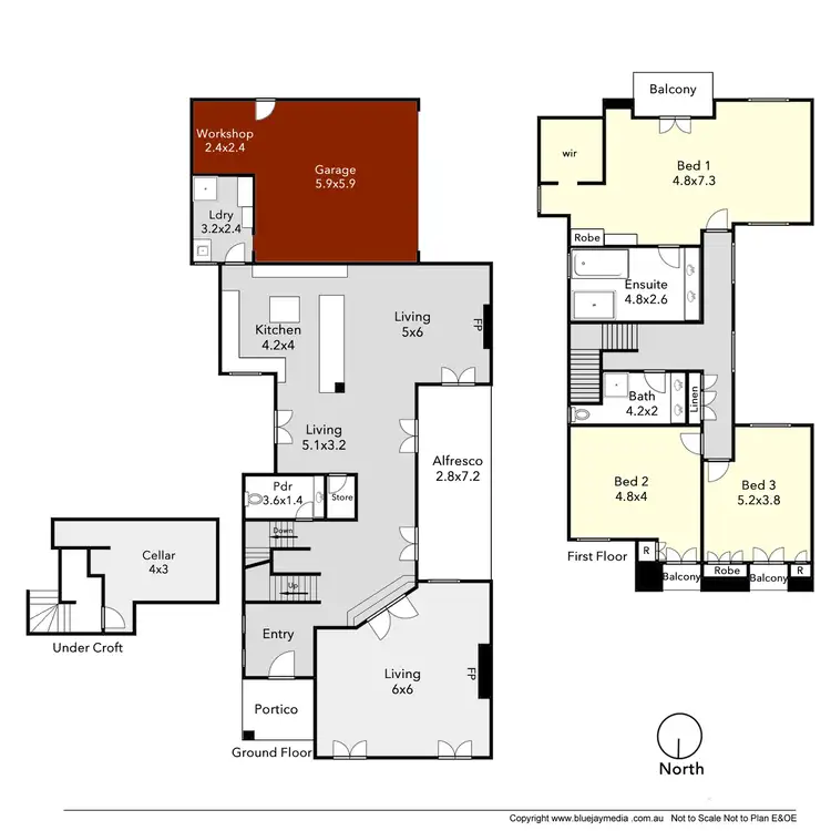 Floorplan of Homely house listing, 15 Clarendon Street, Cottesloe WA 6011