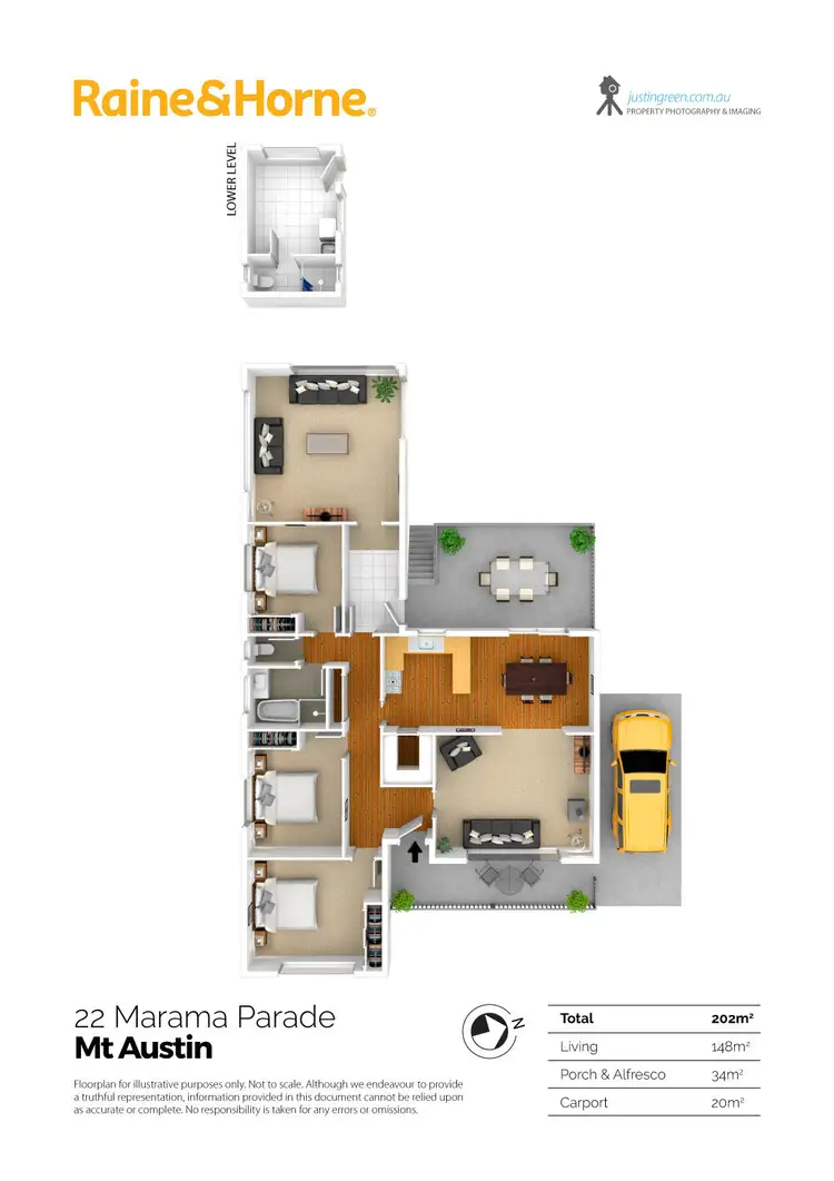 Floorplan of Homely house listing, 22 MARAMA PARADE, Mount Austin NSW 2650
