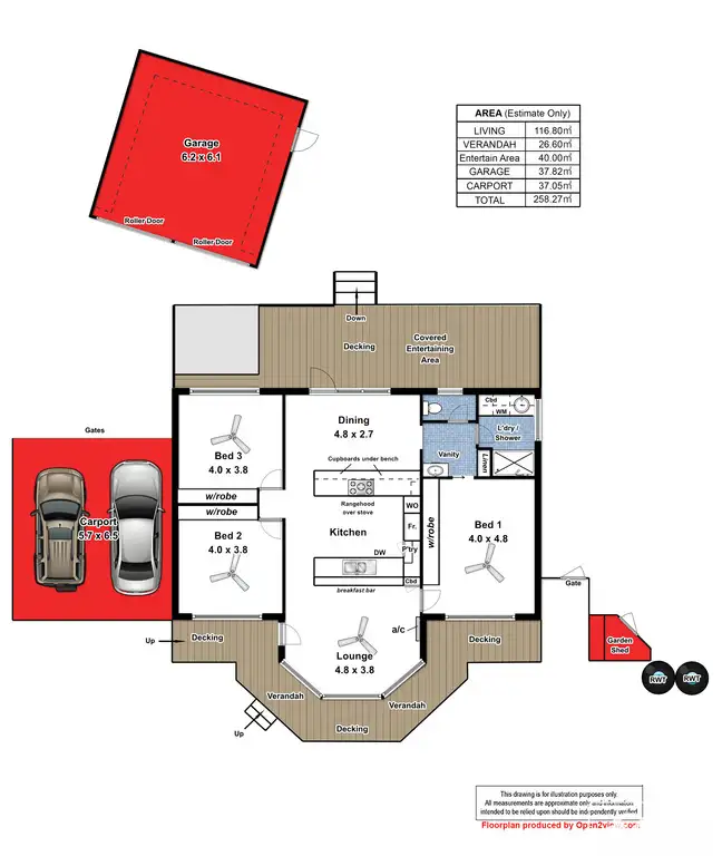 Floorplan of Homely house listing, 6 Hazel Street, Goolwa Beach SA 5214