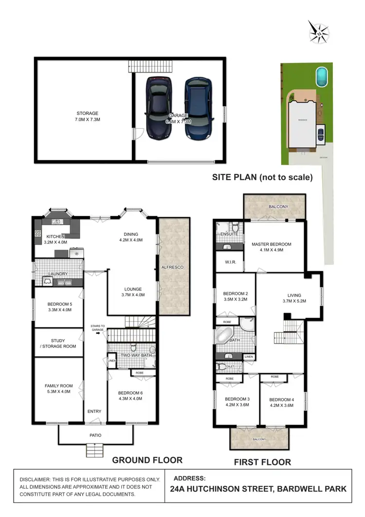 Floorplan of Homely house listing, 24A Hutchinson Street, Bardwell Park NSW 2207