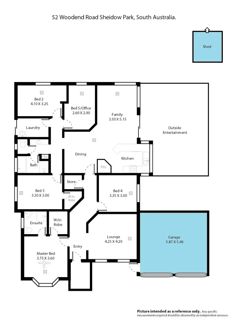 Floorplan of Homely house listing, 52 Woodend Road, Sheidow Park SA 5158
