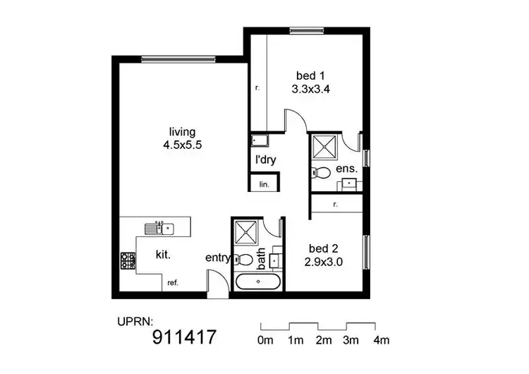 Floorplan of Homely apartment listing, 1/22 Eaton Street, Neutral Bay NSW 2089