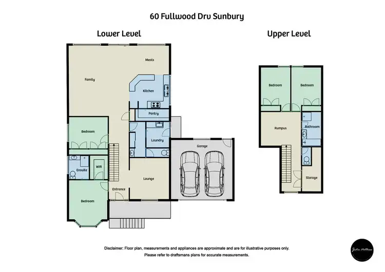 Floorplan of Homely house listing, 60 FULLWOOD DRIVE, Sunbury VIC 3429