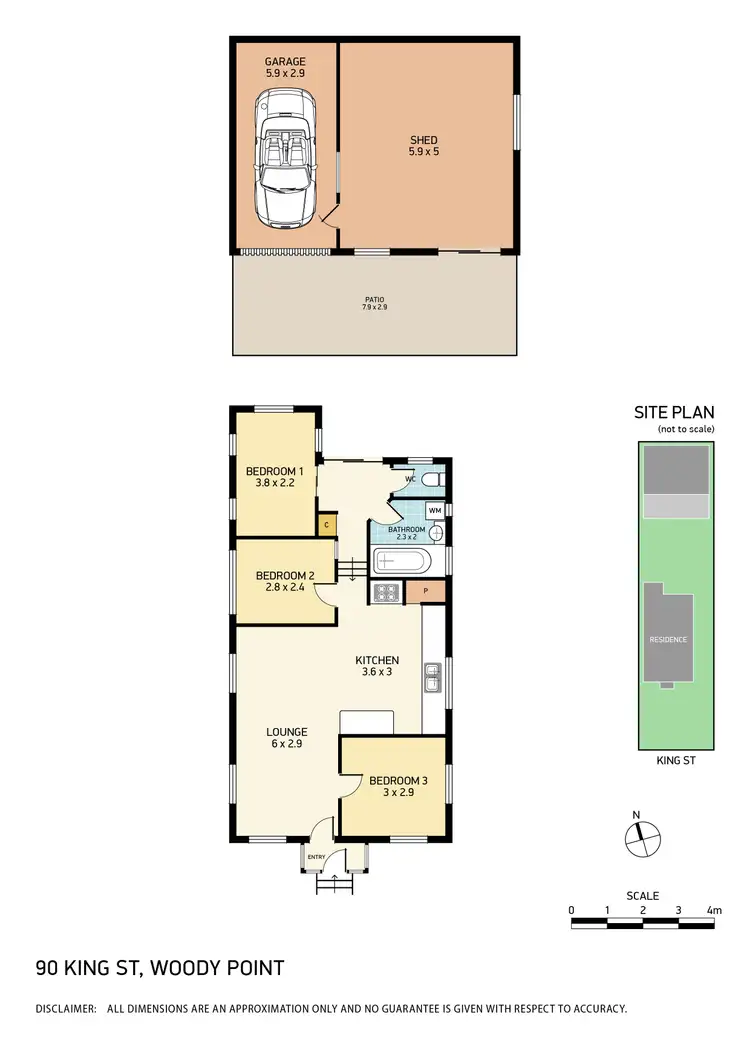 Floorplan of Homely house listing, 90 King Street, Woody Point QLD 4019