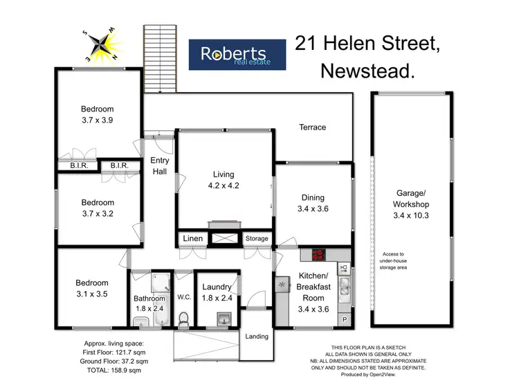 Floorplan of Homely house listing, 21 Helen Street, Newstead TAS 7250