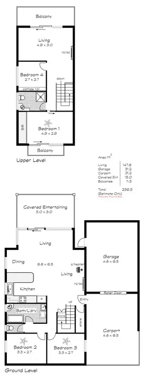 Floorplan of Homely house listing, 26 Downer Avenue, Goolwa South SA 5214