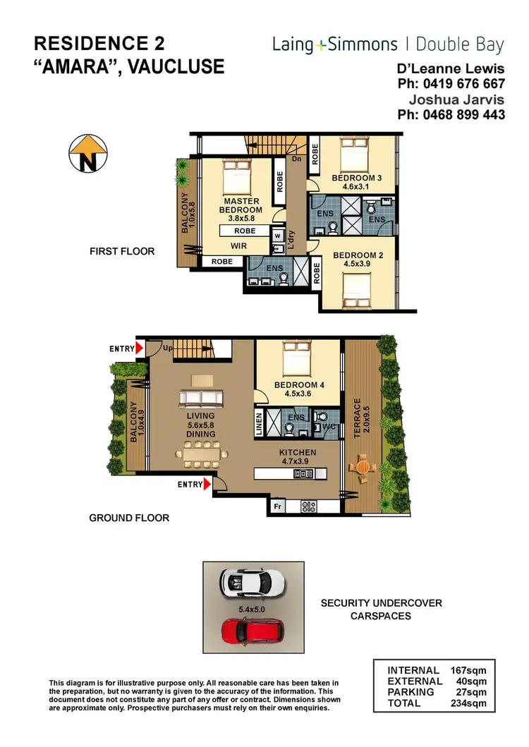 Floorplan of Homely house listing, 43A AMARA Captain Pipers Road, Vaucluse NSW 2030