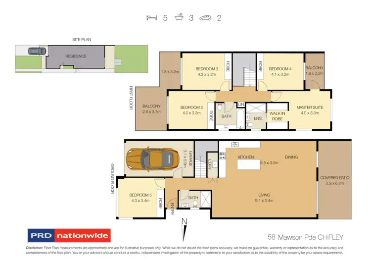 Floorplan of Homely house listing, 58A Mawson Parade, Chifley NSW 2036