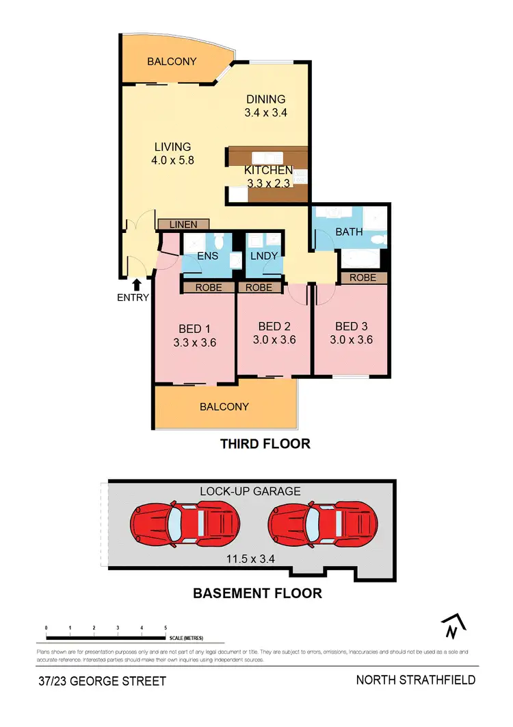 Floorplan of Homely apartment listing, 37/23 George Street, North Strathfield NSW 2137