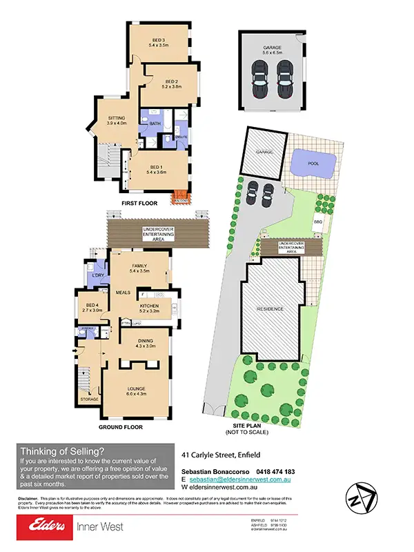 Floorplan of Homely house listing, 41 Carlyle Street, Enfield NSW 2136