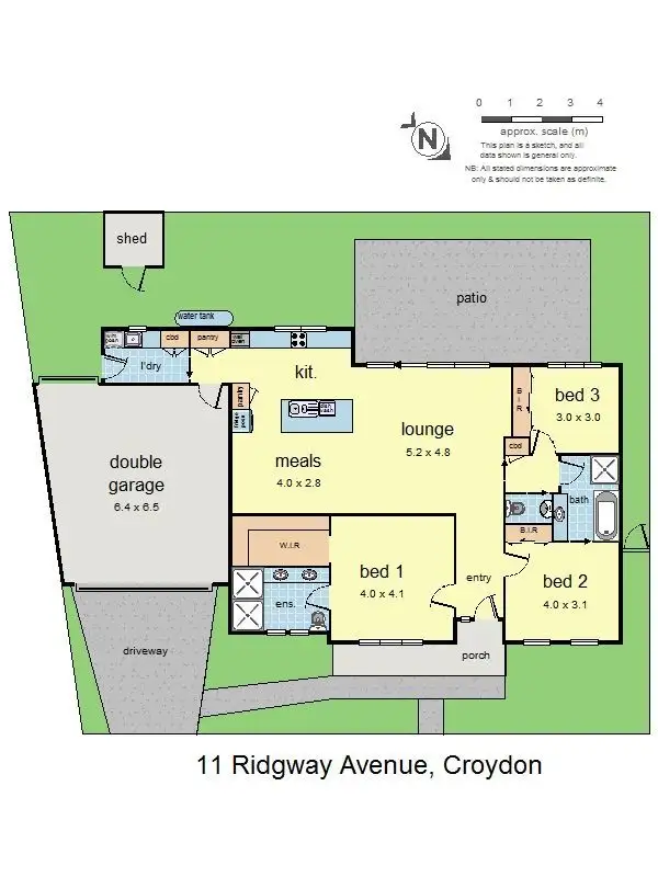 Floorplan of Homely house listing, 11 Ridgway Avenue, Croydon VIC 3136
