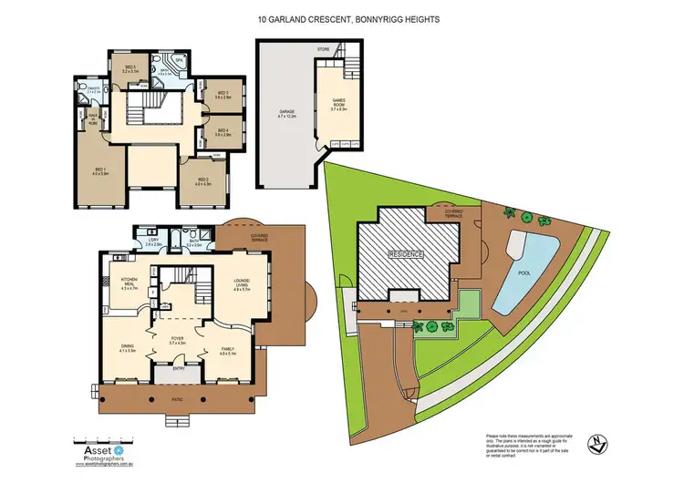 Floorplan of Homely house listing, 10 Garland Cres, Bonnyrigg Heights NSW 2177