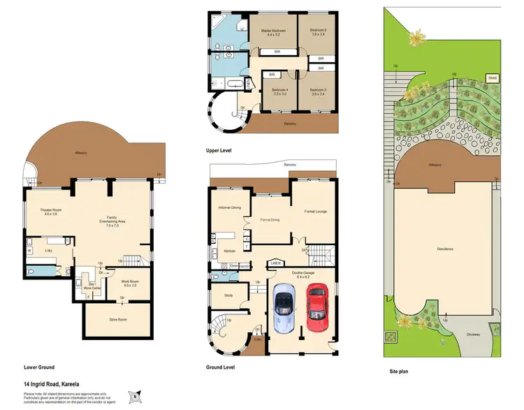 Floorplan of Homely house listing, 14 Ingrid Road, Kareela NSW 2232