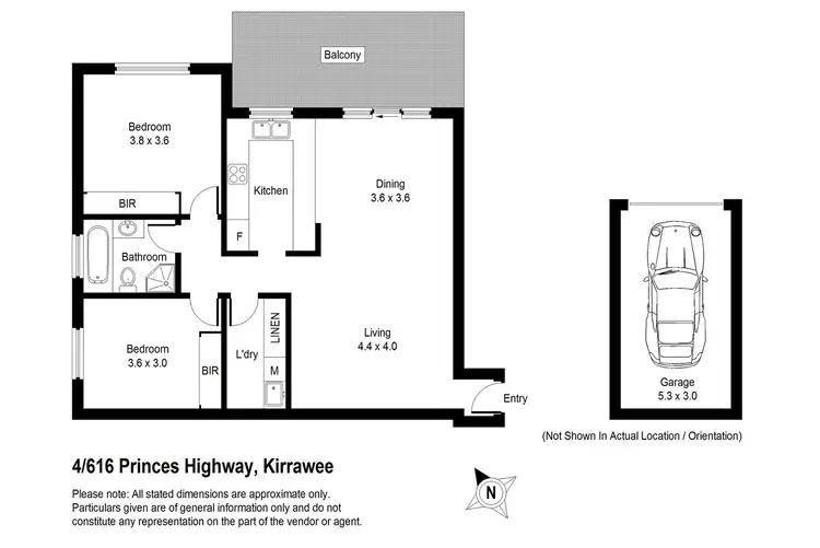 Floorplan of Homely unit listing, 4/616 Princes Highway, Kirrawee NSW 2232