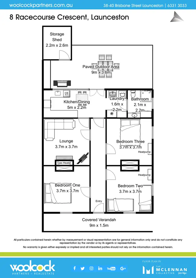 Floorplan of Homely house listing, 8 Racecourse Cres, Launceston TAS 7250