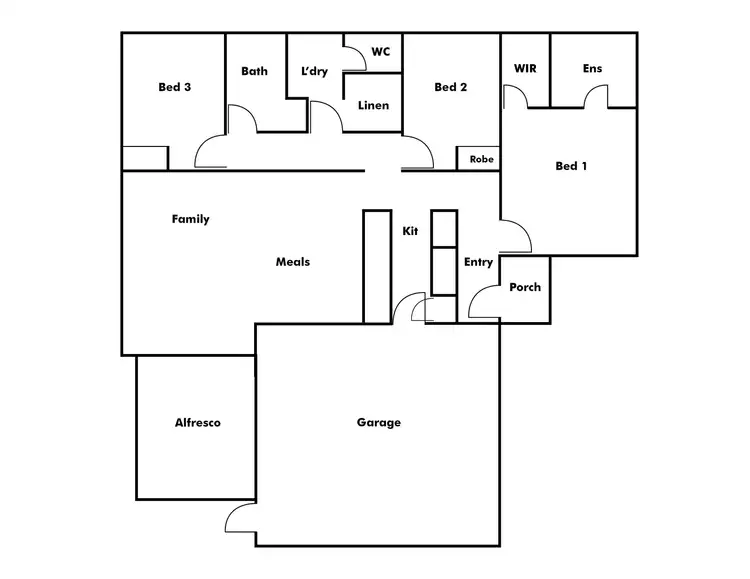 Floorplan of Homely house listing, 34A Doolette Street, Spearwood WA 6163