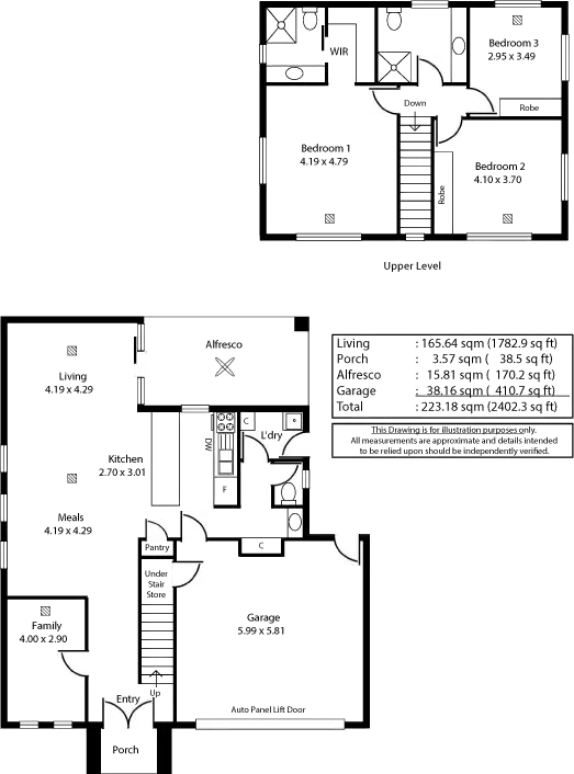 Floorplan of Homely house listing, 3, 3A & 3B Acacia Street, Plympton Park SA 5038