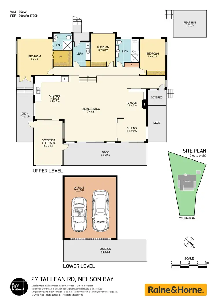 Floorplan of Homely house listing, 27 Tallean Road, Nelson Bay NSW 2315