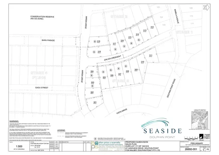 Floorplan of Homely land listing, Lot 615 Vista Drive Seaside Land Release - Stage 6, Dolphin Point NSW 2539