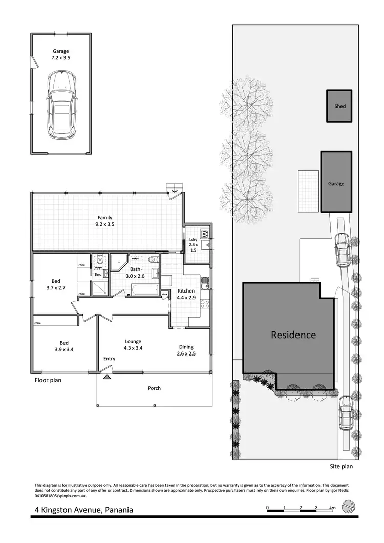 Floorplan of Homely house listing, 4 Kingston Avenue, Panania NSW 2213
