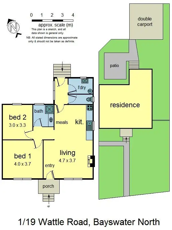 Floorplan of Homely house listing, 1/19 Wattle Road, Bayswater North VIC 3153