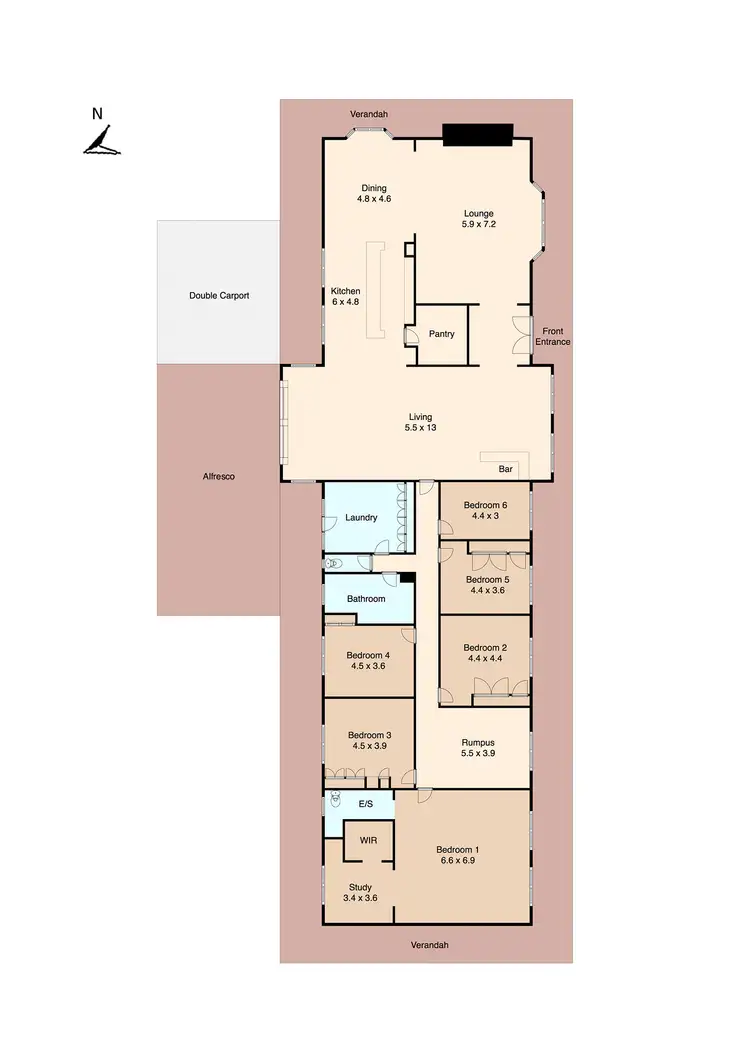 Floorplan of Homely house listing, 15 Calway Lane, Gordon VIC 3345