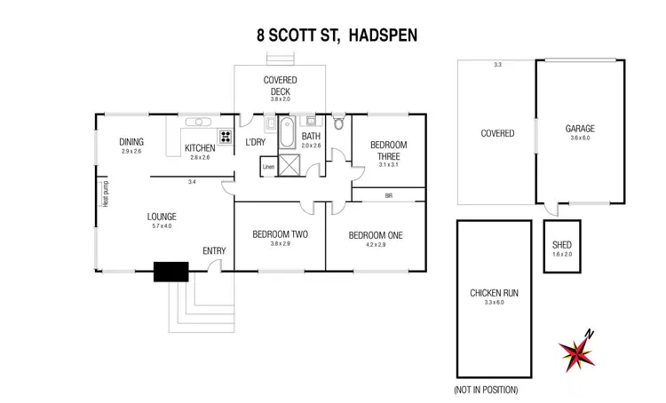 Floorplan of Homely house listing, 8 Scott Street, Hadspen TAS 7290