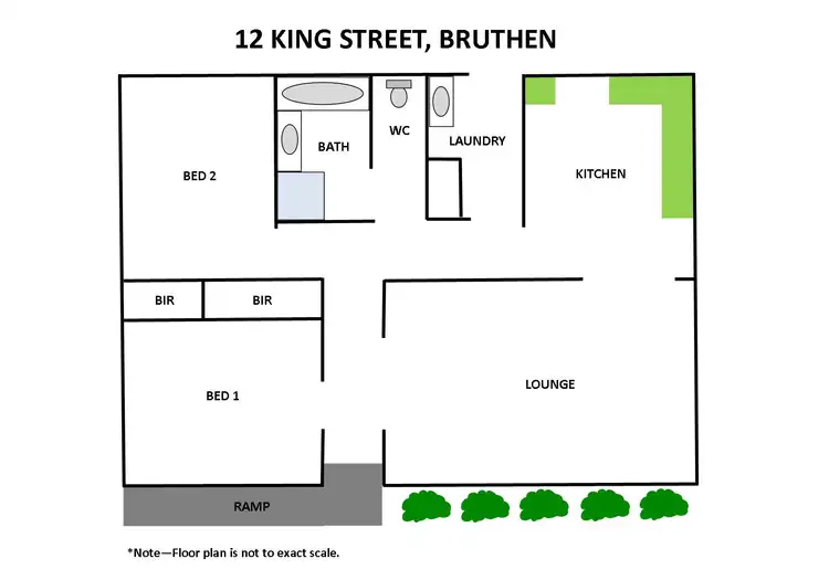 Floorplan of Homely house listing, 12 King Street, Bruthen VIC 3885