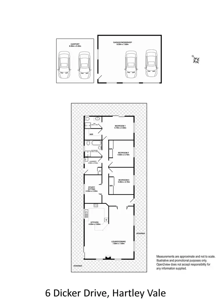 Floorplan of Homely house listing, 6 Dicker Drive, Little Hartley NSW 2790