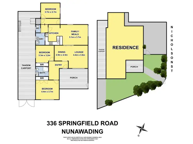Floorplan of Homely house listing, 336 Springfield Road, Nunawading VIC 3131
