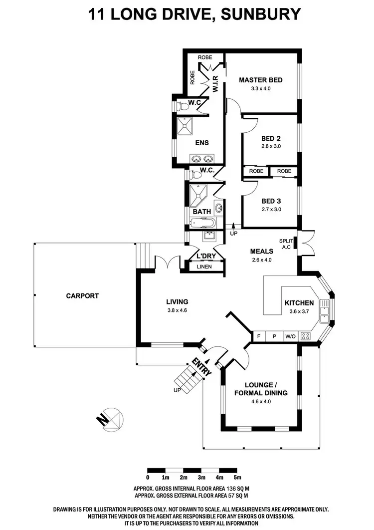 Floorplan of Homely house listing, 11 Long Drive, Sunbury VIC 3429