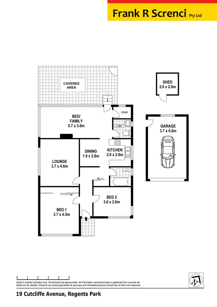 Floorplan of Homely house listing, 19 CUTCLIFFE AVENUE, Regents Park NSW 2143