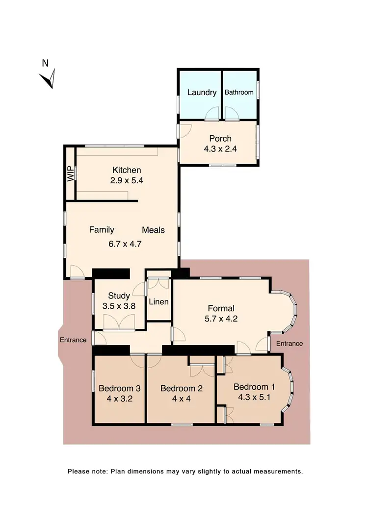 Floorplan of Homely house listing, 879 Remembrance Drive, Windermere VIC 3352