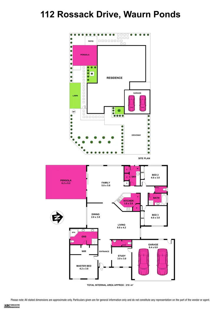 Floorplan of Homely house listing, 112 Rossack Drive, Waurn Ponds VIC 3216