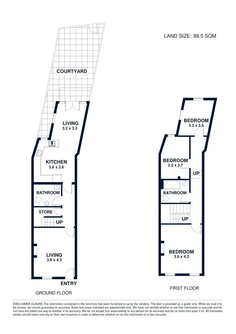 Floorplan of Homely terrace listing, 32 Merriman Street, Millers Point NSW 2000