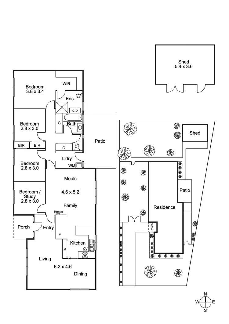 Floorplan of Homely house listing, 5 Jeremy Court, Mornington VIC 3931