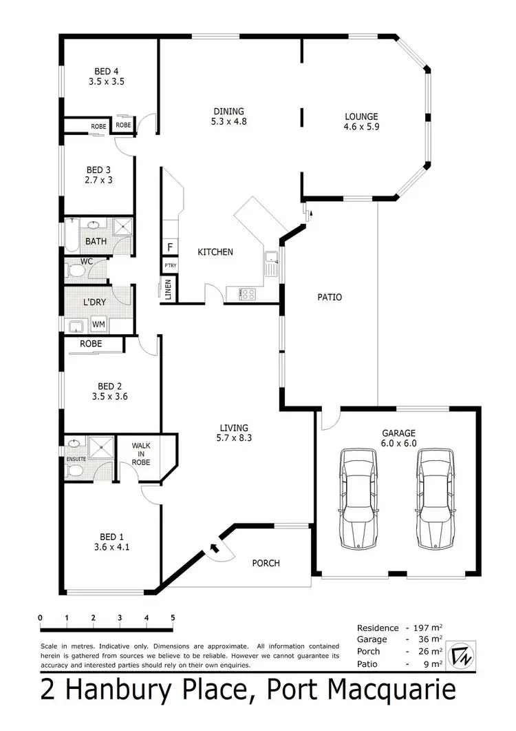 Floorplan of Homely house listing, 2 Hanbury Lane, Port Macquarie NSW 2444