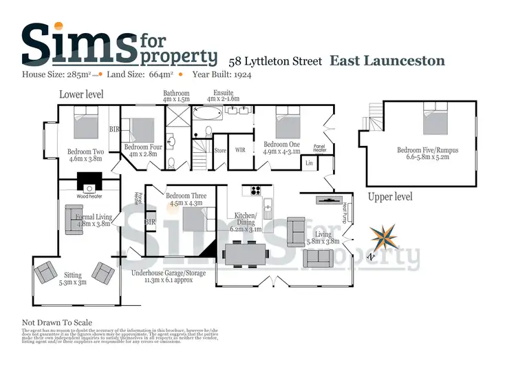 Floorplan of Homely house listing, 58 Lyttleton Street, East Launceston TAS 7250