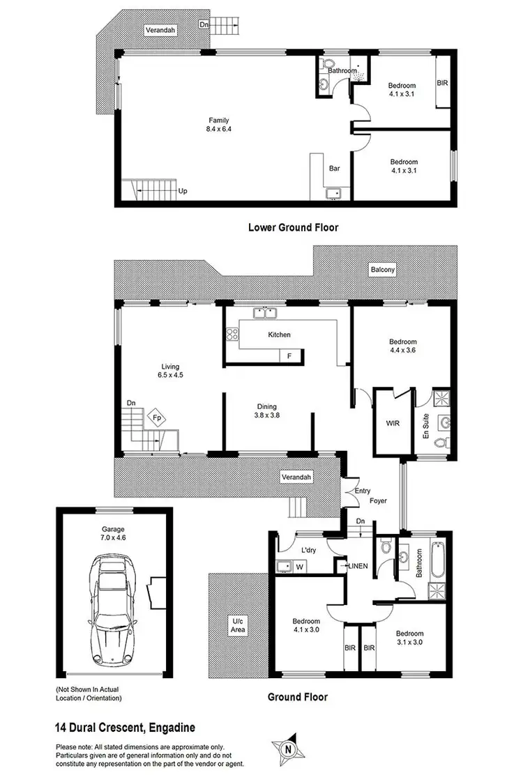 Floorplan of Homely house listing, 14 Dural Crescent, Engadine NSW 2233