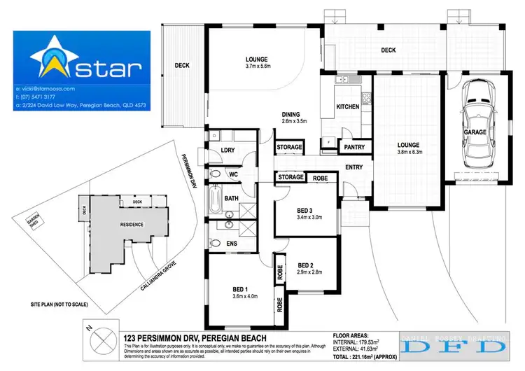 Floorplan of Homely house listing, 123 Persimmon Drive, Peregian Beach QLD 4573