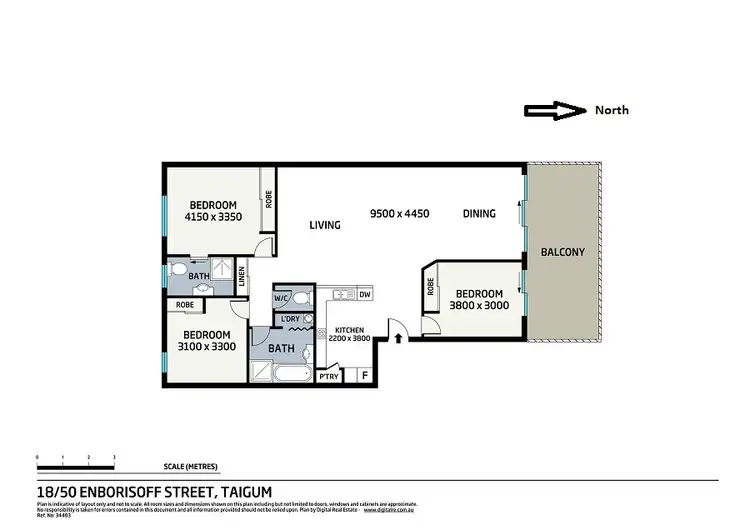 Floorplan of Homely unit listing, 18 50 Enborisoff St, Taigum QLD 4018