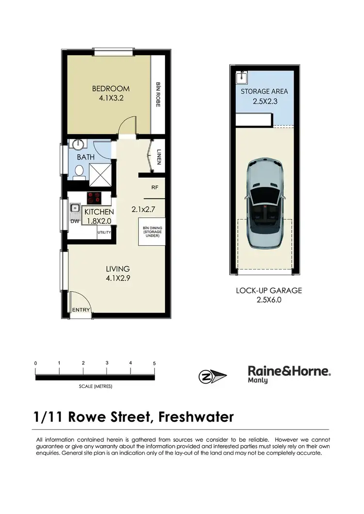 Floorplan of Homely apartment listing, 1/11-13 Rowe Street, Freshwater NSW 2096