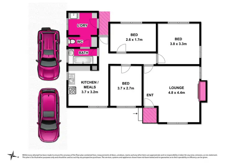 Floorplan of Homely house listing, 1/102 St Albans Road, East Geelong VIC 3219