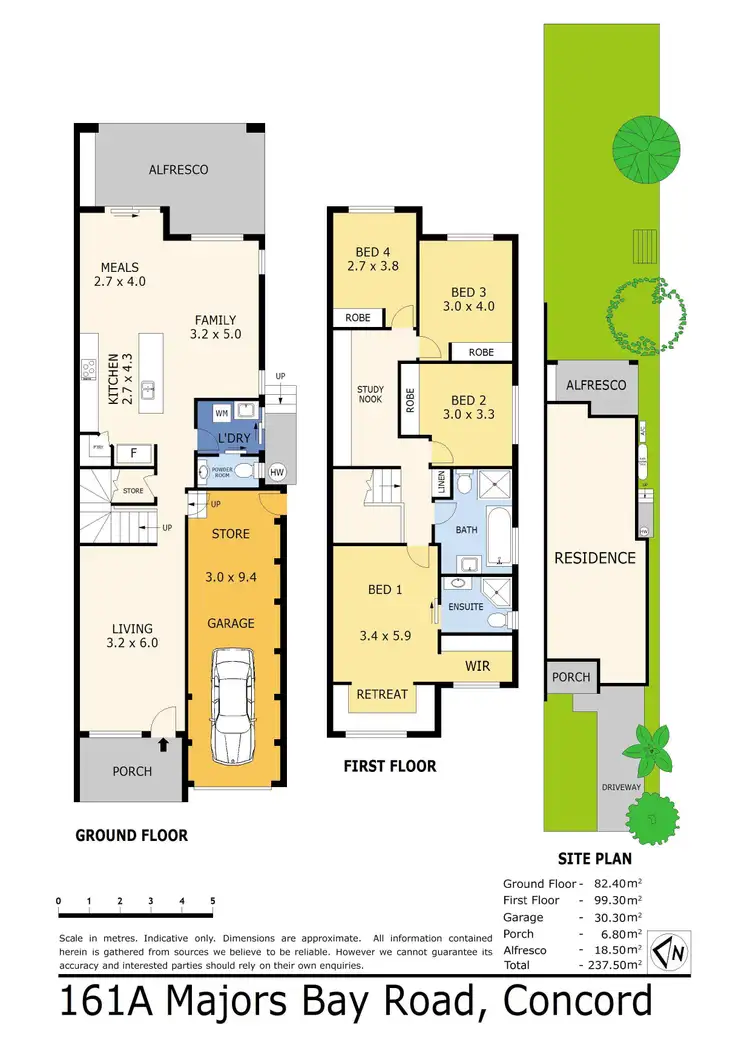 Floorplan of Homely house listing, 161a Majors Bay Road, Concord NSW 2137