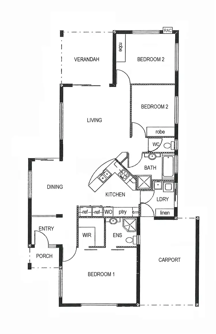 Floorplan of Homely house listing, 7 Cambridge Close, Durack NT 830