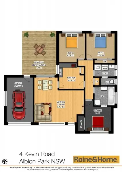 Floorplan of Homely house listing, 4 Kevin Road, Albion Park NSW 2527
