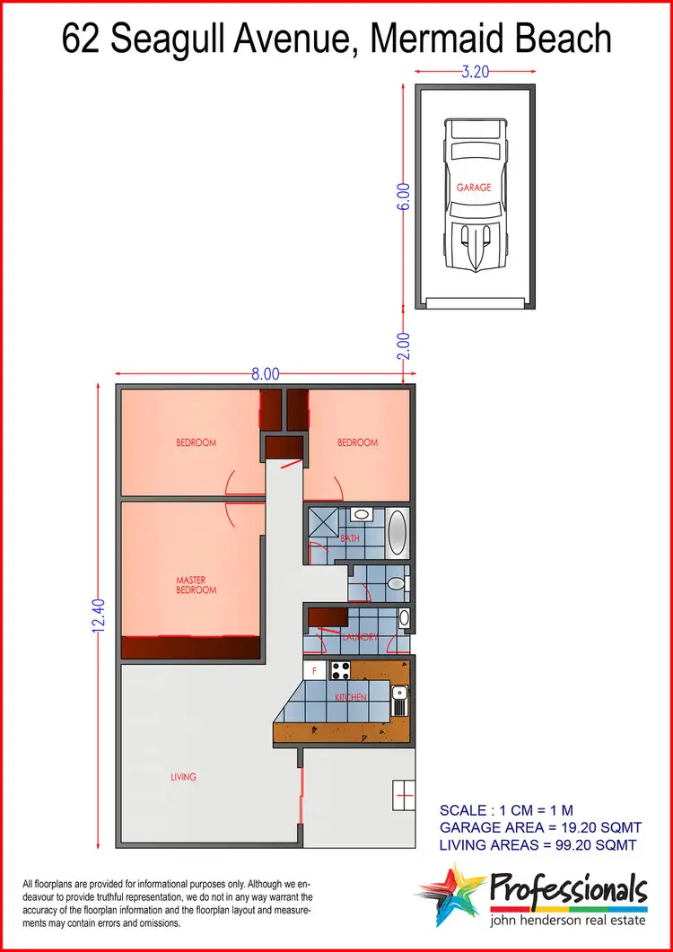Floorplan of Homely house listing, 62 Seagull Avenue, Mermaid Beach QLD 4218