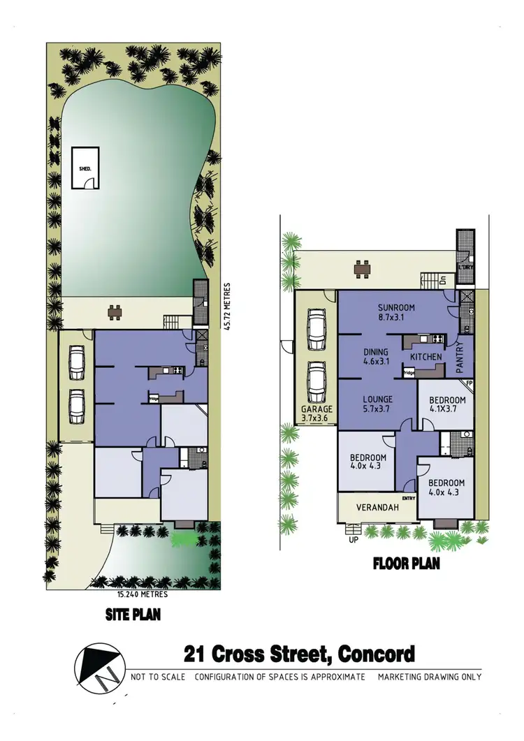 Floorplan of Homely house listing, 21 Cross Street, Concord NSW 2137